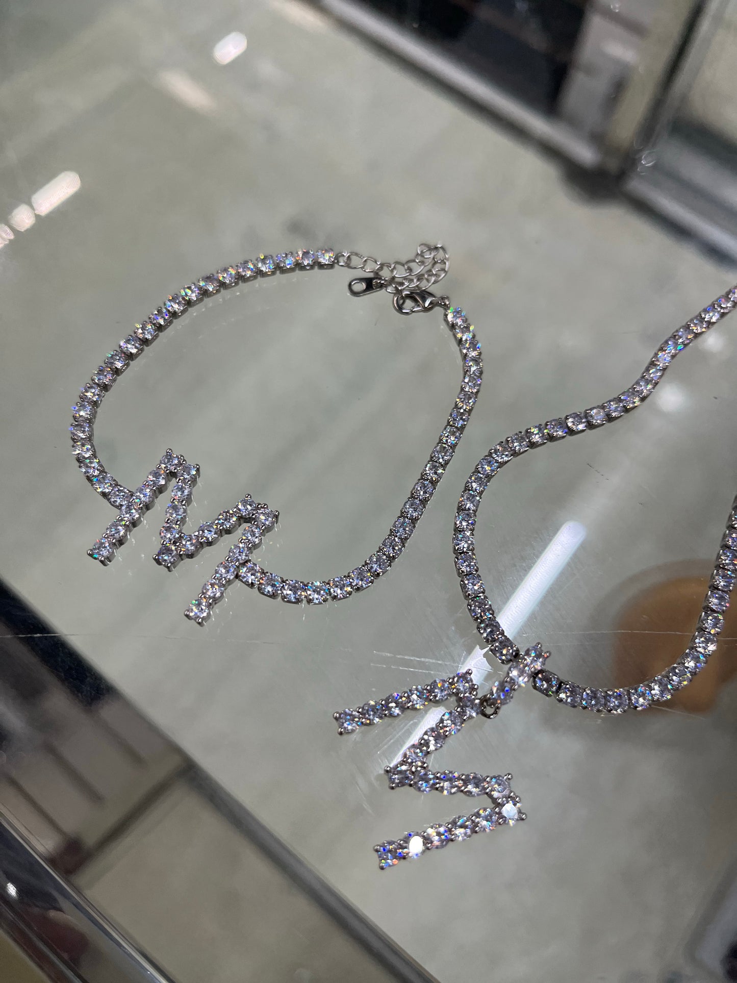 “So icy” Initial Bracelet