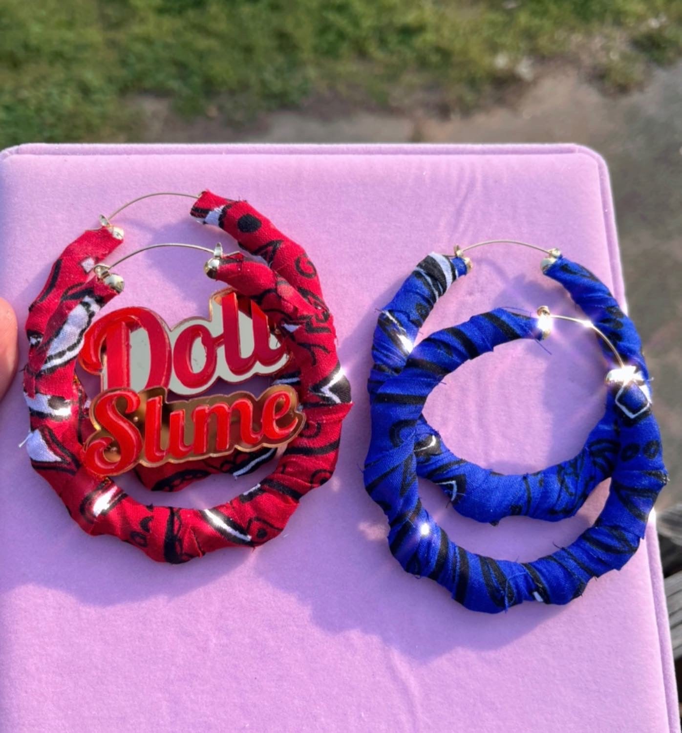 Custom bandana hoops