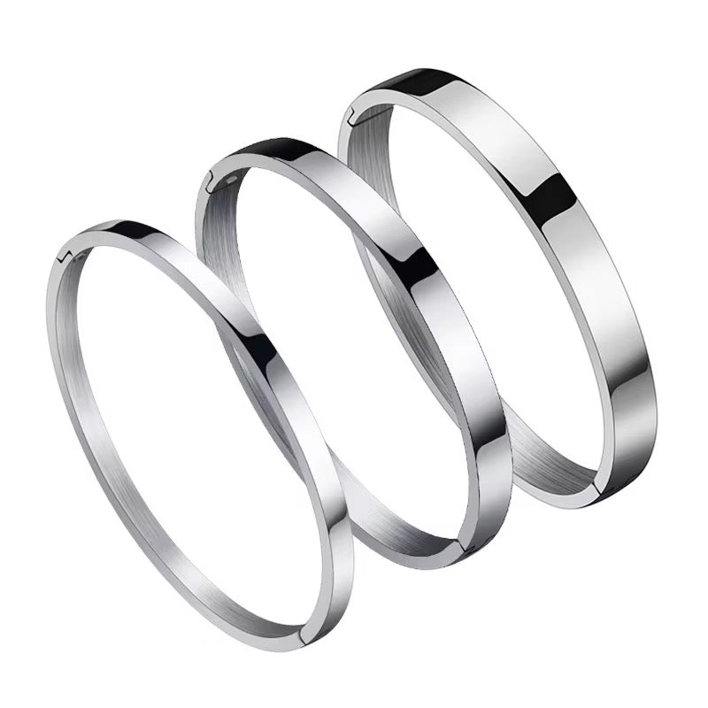 Engraved Solid Bangles