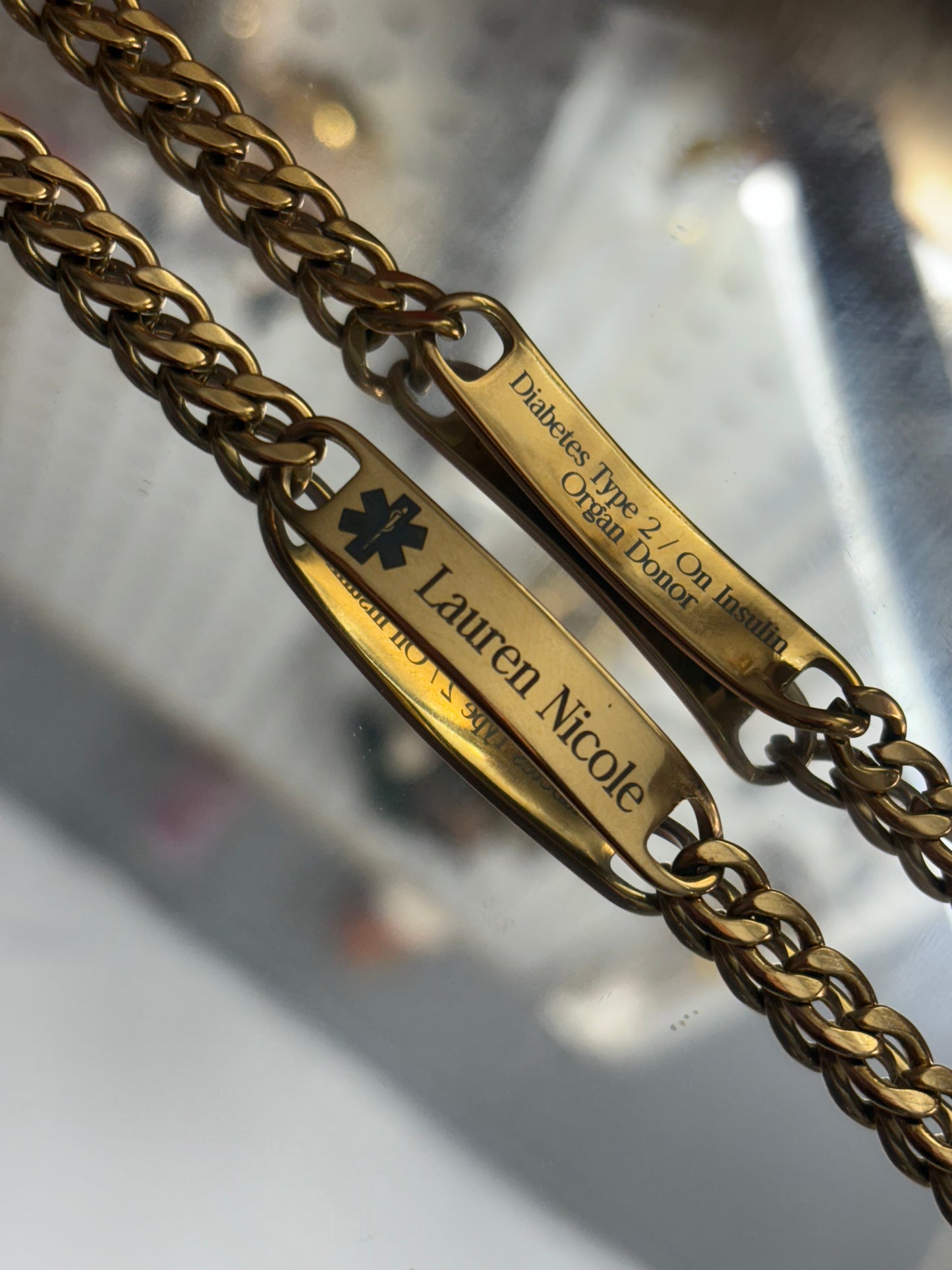 Medical Alert Cuban Link Bracelet