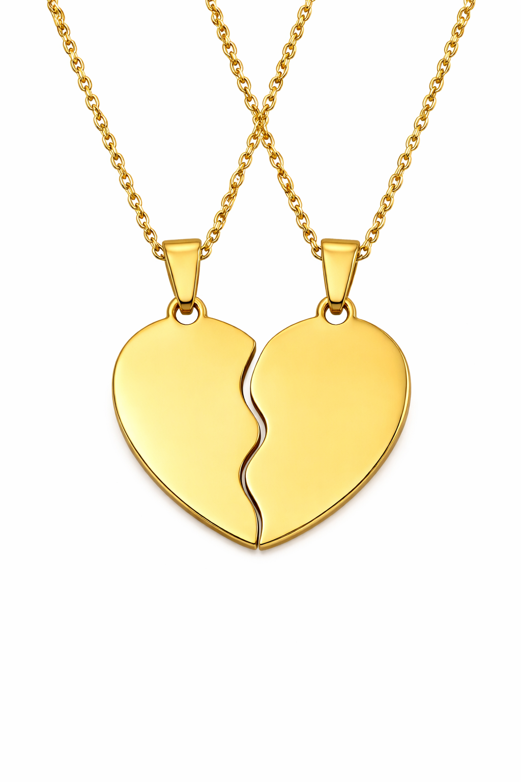 Broken Heart Stainless steel Necklaces (Made for two)