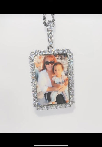 Rectangle Photo pendant