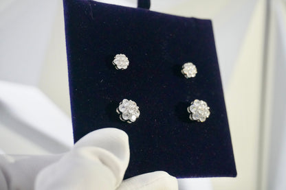 “Mommy and me” Flower Studs