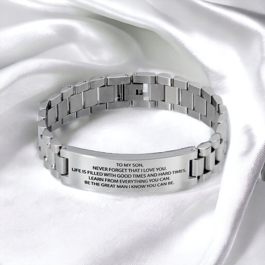 Personalized Men’s watch bracelet