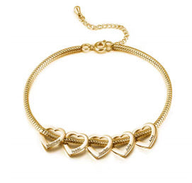 Heart Charm Bracelet