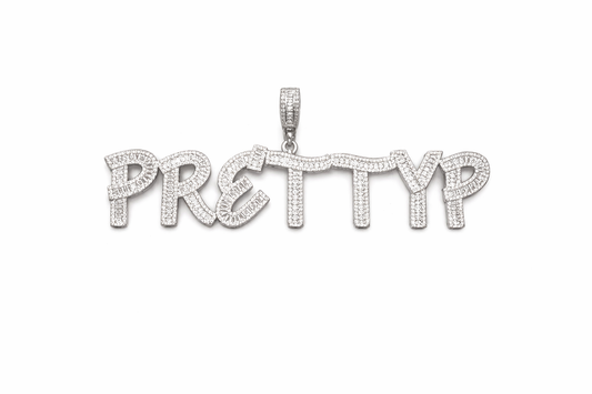 “So icy”  Baguette Pendant