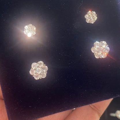 “Mommy and me” Flower Studs