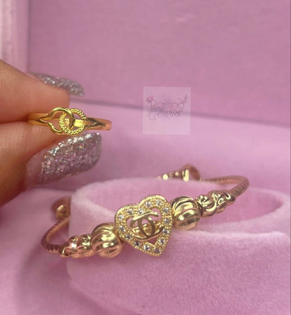 Babygirl rings & charm bangles