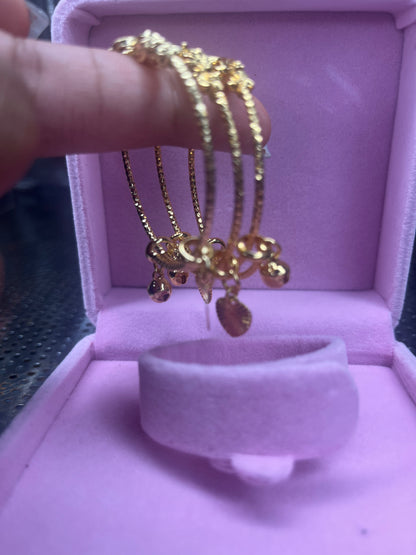 Babygirl rings & charm bangles