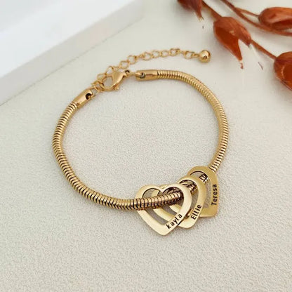 Heart Charm Bracelet