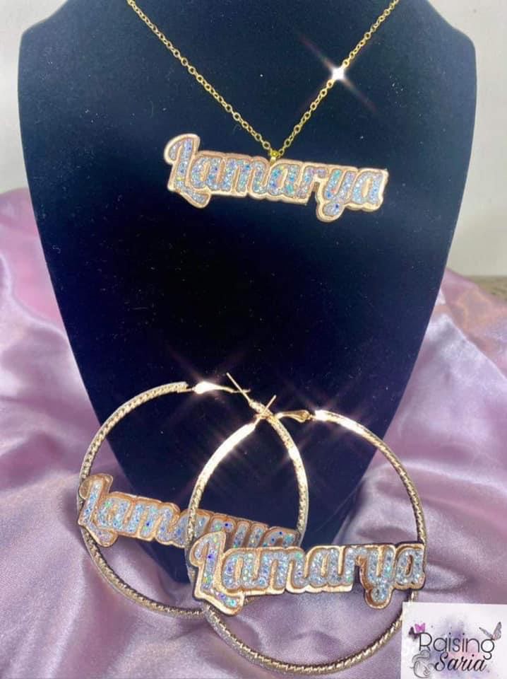 2PC set necklace & earrings