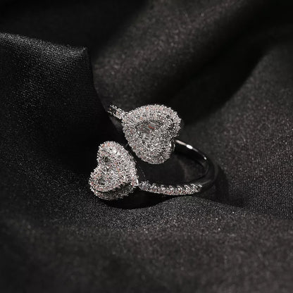 Stole your heart adjustable ring