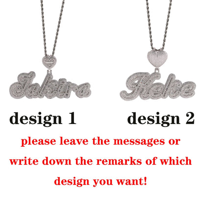 Baguette Heart Necklace