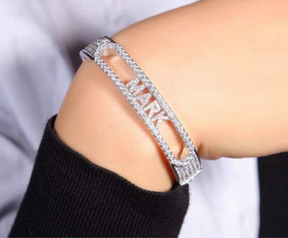 Custom Letter Sliding Bracelet