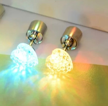 LED stud earrings