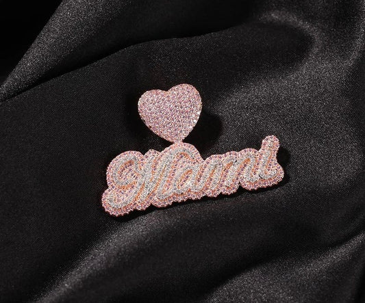 Double layer Iced out chain