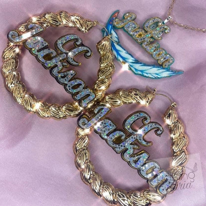 2PC set necklace & earrings