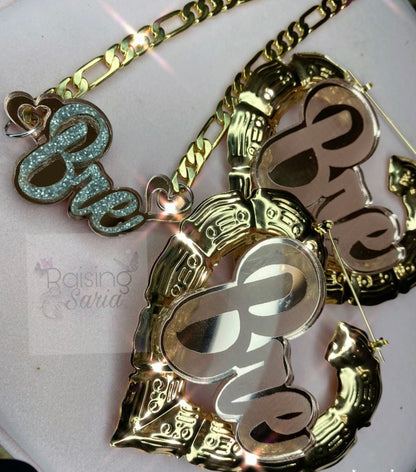2PC set necklace & earrings