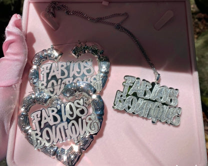 2PC set necklace & earrings