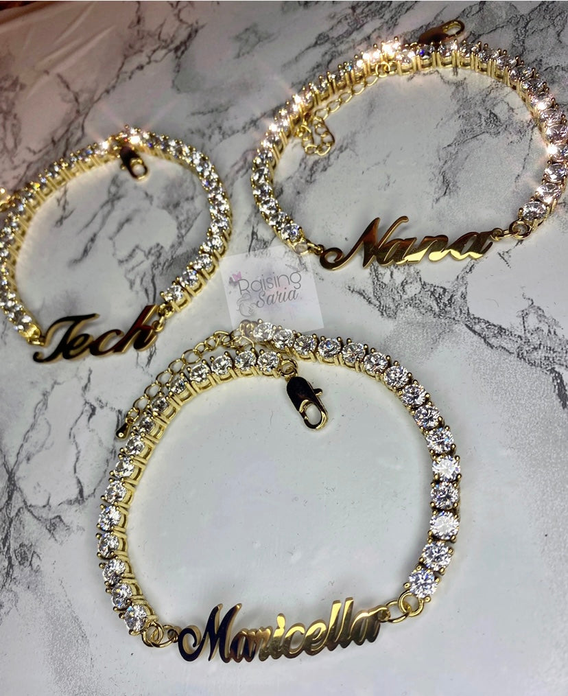 Personalized Tennis Bracelets